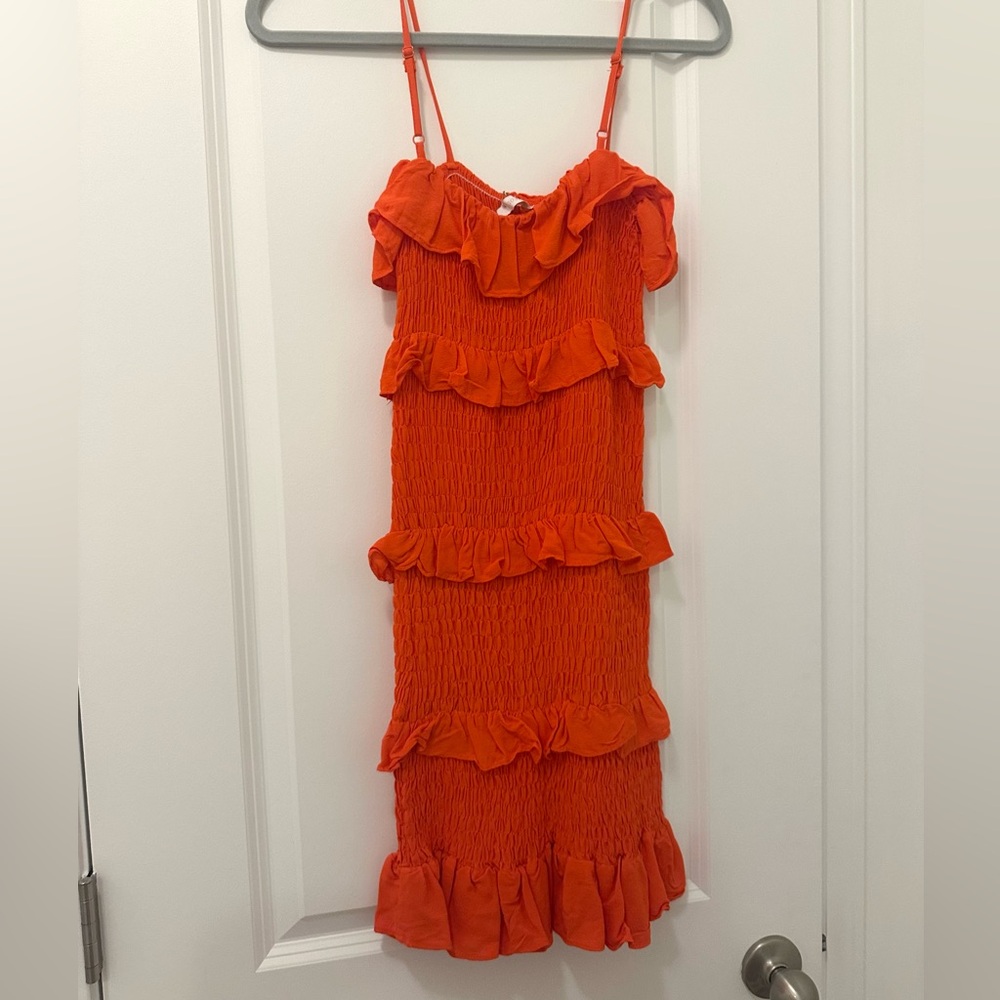 NWT Olivaceous Orange Mini Dress
